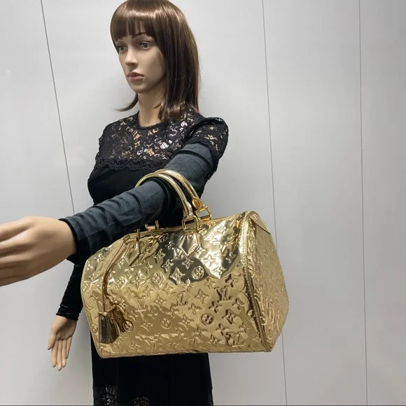 💎SOLD!!! LOUIS VUITTON LIM ED MIRIOR SPEEDY 30 - Picture 4 of 16